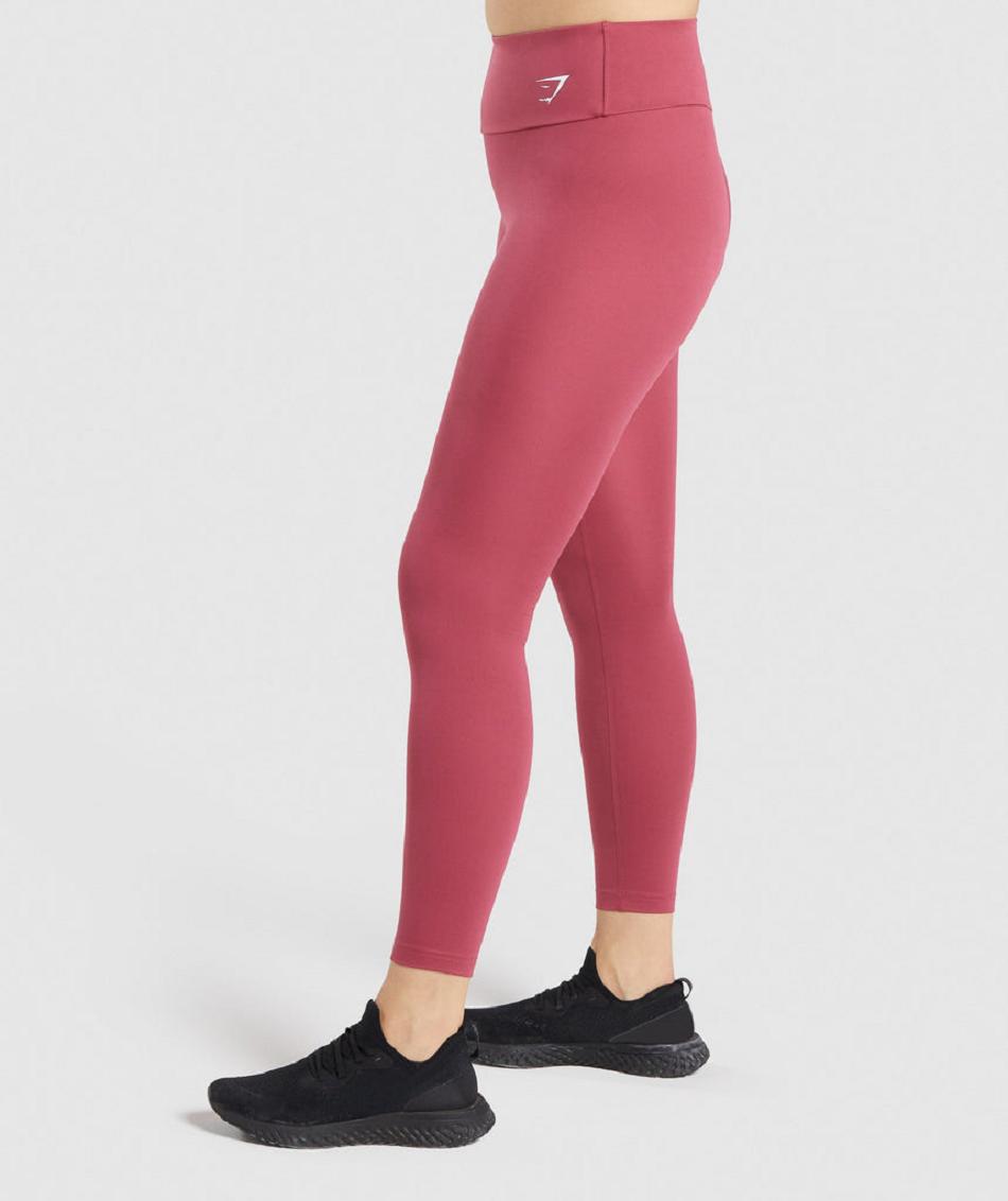 Leggins Gymshark Entrenamiento Mujer Rosas | CO 2916ZUT